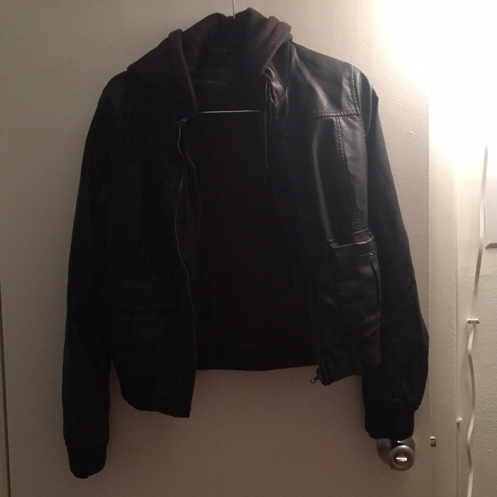 Obey leather jacket